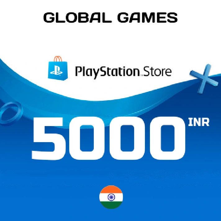 🚀 PlayStation PSN 5000 INR India⚡ GIFT CARD