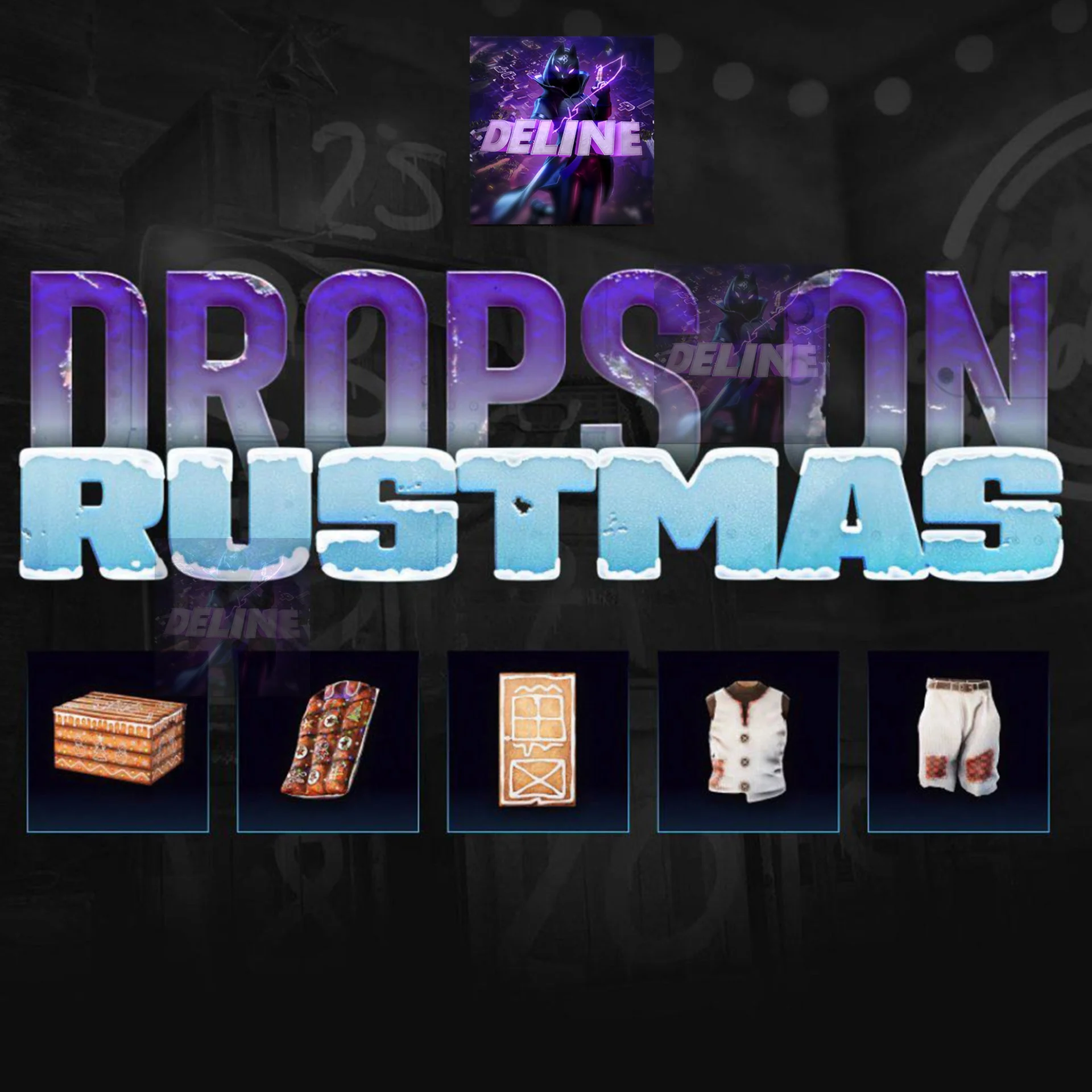 RUST TWITCH DROPS  37 РАУНД АВТОВЫДАЧА  5/5 СКИНОВ