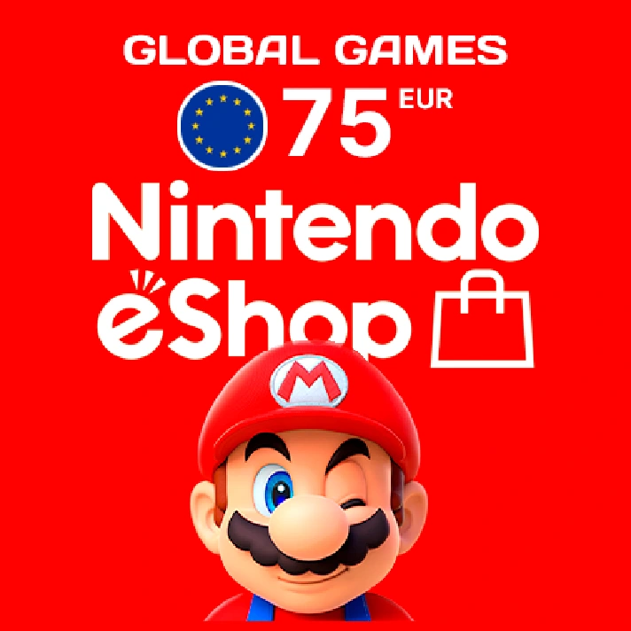 АВТО🚀NINTENDO eSHOP🔥75 EUR EUROPE⚡GIFT CARD🔑