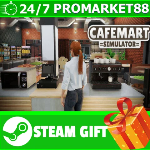 ⭐️ВСЕ СТРАНЫ+РОССИЯ⭐️ Cafemart Simulator STEAM GIFT