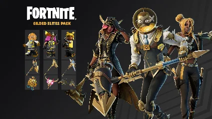 ⭐ Fortnite - Gilded Elites Pack DLC AR XBOX One / Xbox
