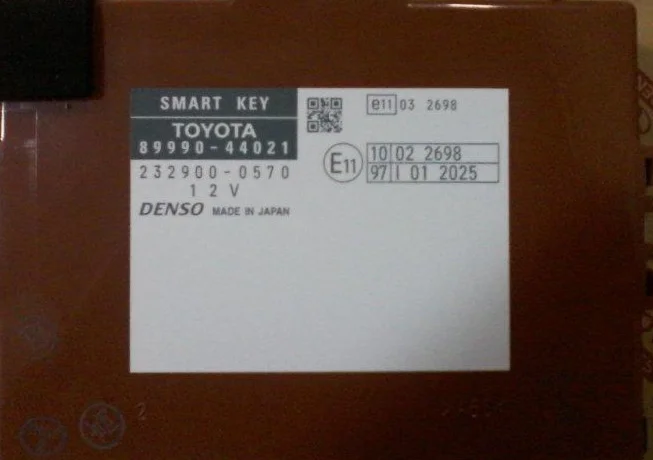 89990-44021 Toyota Isis 2011 IMMO 93c86
