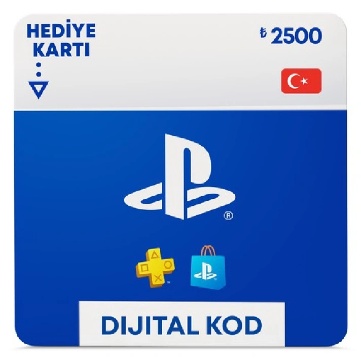 PlayStation Turkey Gift Card 2500 TL pin code instantly