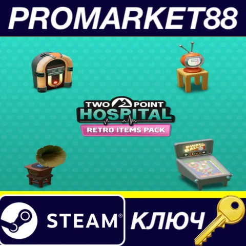 ⭐ Two Point Hospital - Retro Items Pack DLC EU Steam КЛ