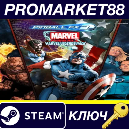 ⭐ Pinball FX3 - Marvel Pinball - Marvel Legends Pack DL