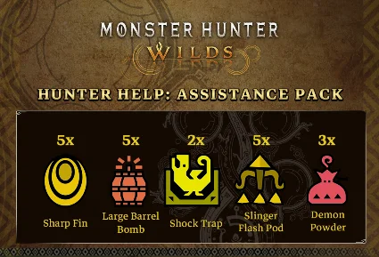 🔑 Monster Hunter Wilds Hunter Help: Assistance Pack KEY