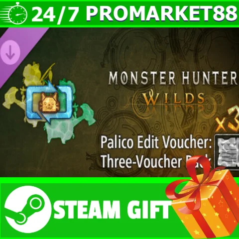 ⭐️ Monster Hunter Wilds - Palico Edit Voucher: Three-Vo
