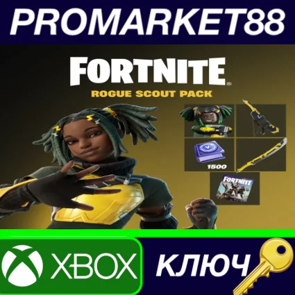 ⭐ Fortnite - Rogue Scout Pack + 1500 V-Bucks Challenge