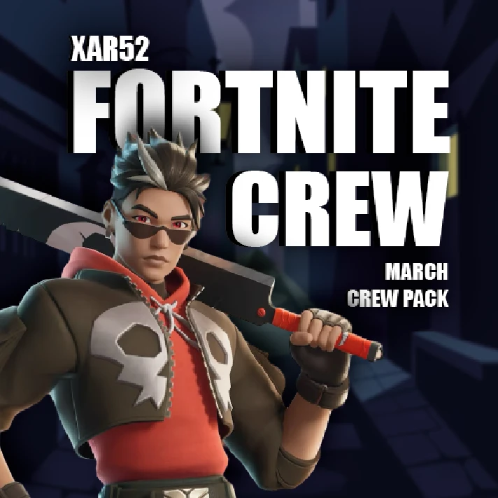 ✨FORTNITE CREW✨ 4 Passes + 1000 V-Bucks + SKIN