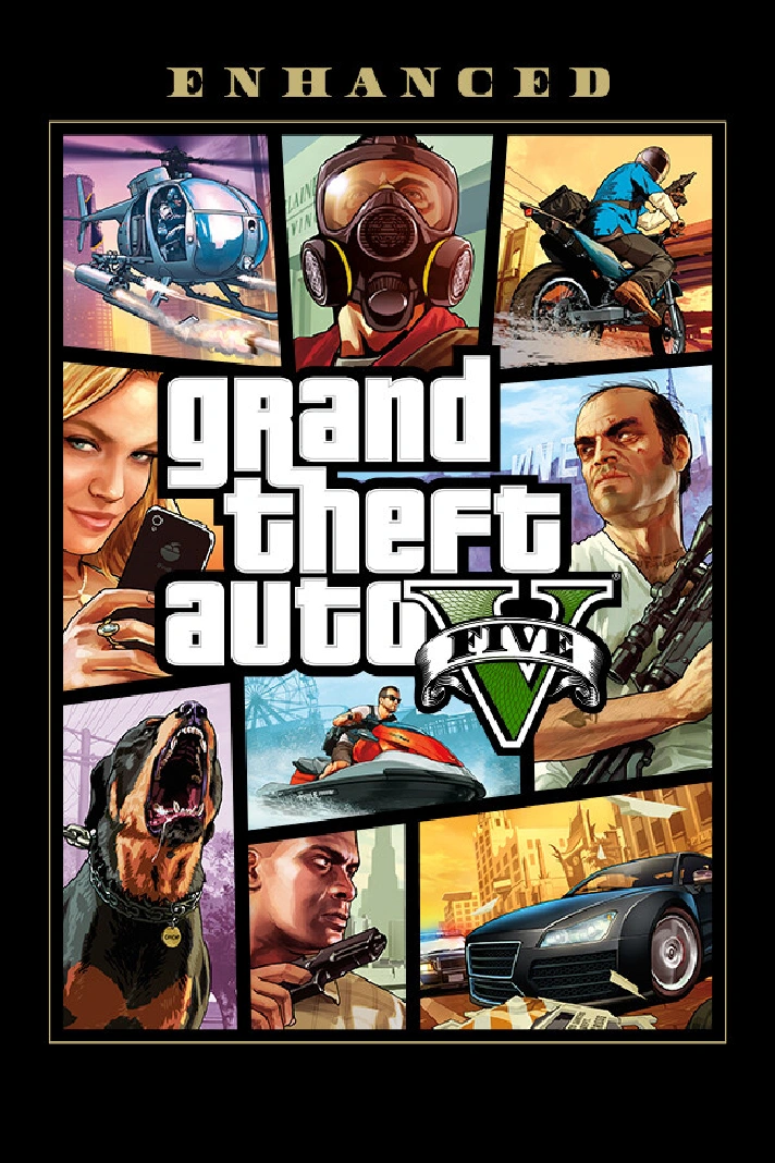 🎁Grand Theft Auto V Enhanced + Online🌍ROW✅AUTO