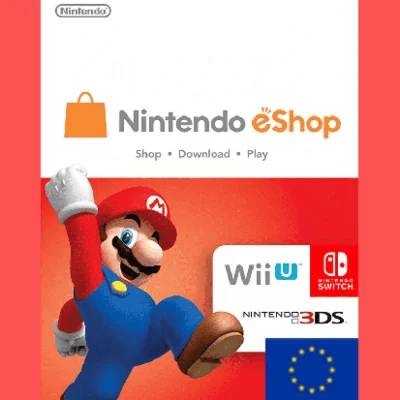 NINTENDO DE 50 EUR КАРТА ПОПОЛНЕНИЯ ЕВРОПАКОДАВТО