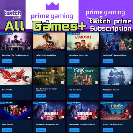 AMAZON Prime Gaming ✅ All game