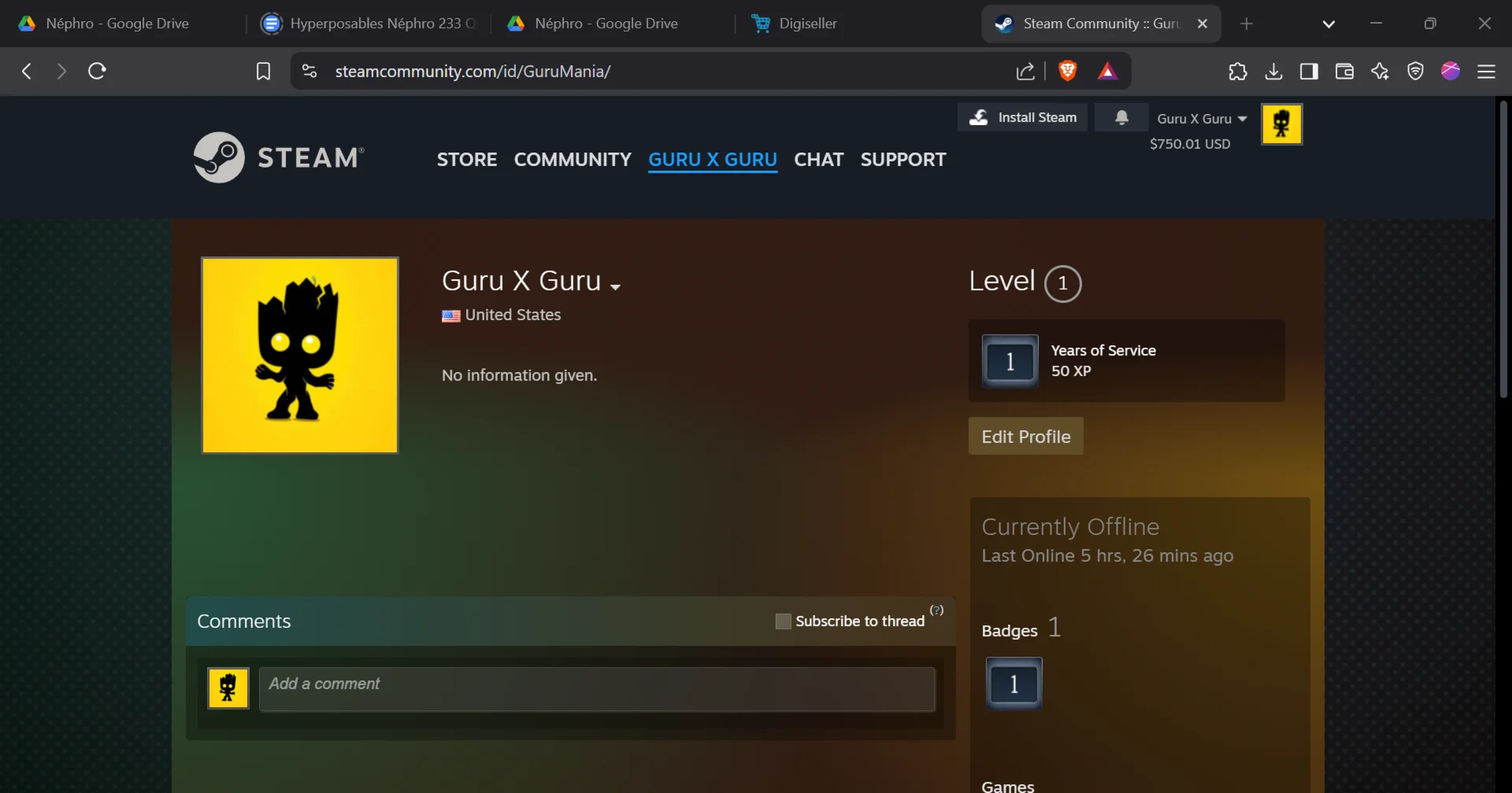 STEAM ACCOUNT PERSONAL🔥 728$ BALANCE &amp; GAMES🔥