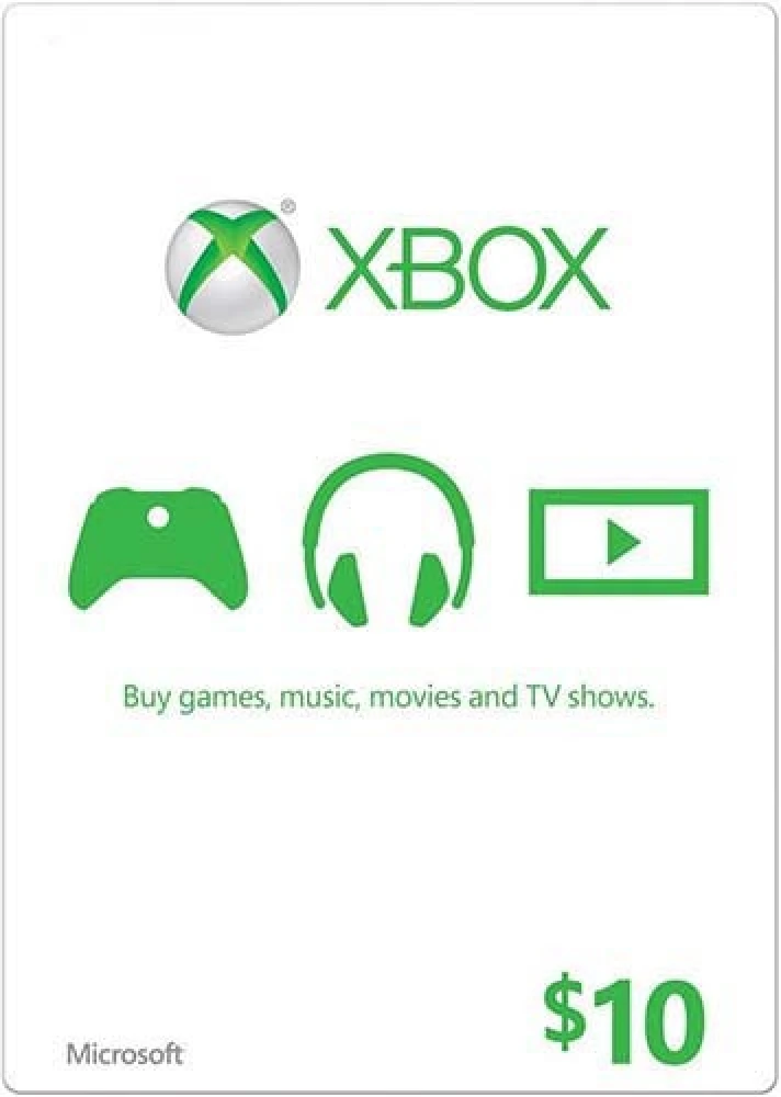 Xbox Live Gift Card USA Code $ 10 | Reliability + DISCO