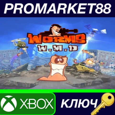 ⭐ Worms W.M.D US XBOX One КЛЮЧ  США