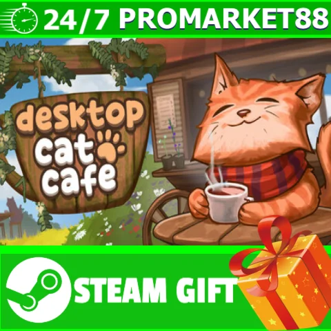 ⭐️ВСЕ СТРАНЫ+РОССИЯ⭐️ Desktop Cat Cafe STEAM GIFT