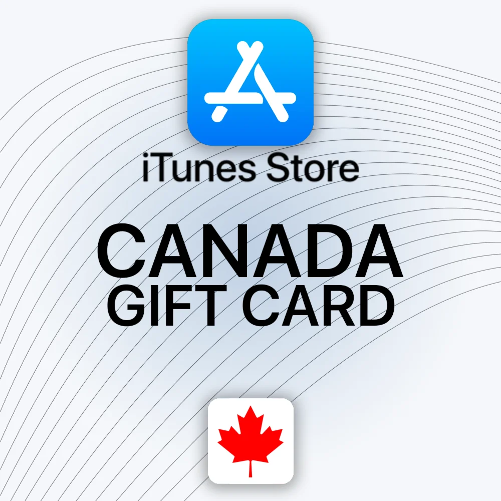 ????????iTunes & App Store Gift Card 5 - 500 CAD$ КАНАДА