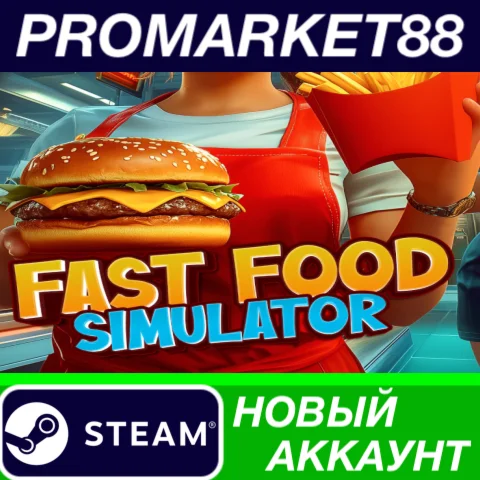  Fast Food Simulator Steam АККАУНТ НОВЫЙ+ПОЧТА
