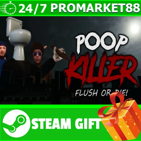 ⭐️ВСЕ СТРАНЫ+РОССИЯ⭐️ Poop Killer - Flush or Die STEAM