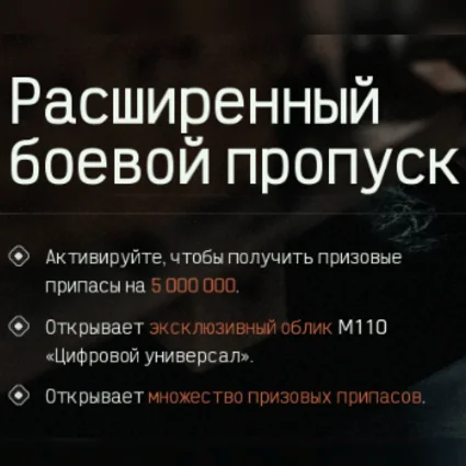 АВТО ID БОЕВОЙ ПРОПУСК ARENA BREAKOUT INFINITE ПК 24/7