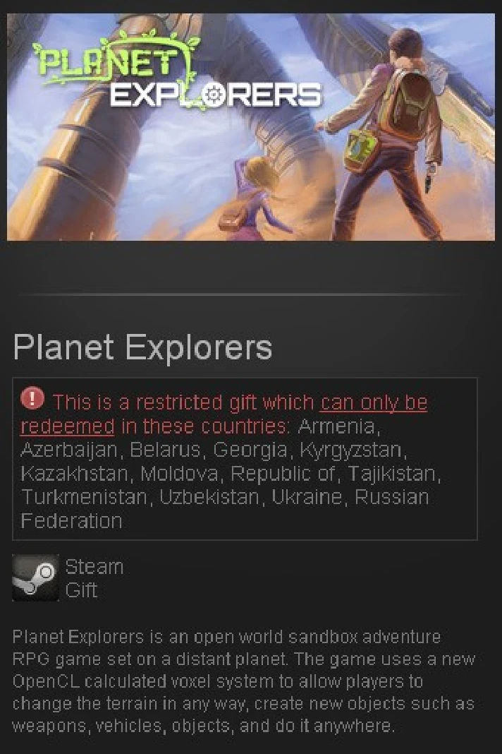 Planet Explorers (Steam Gift/RU CIS)