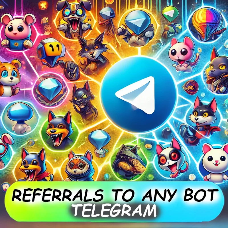 💥РЕФЕРАЛЫ НА ЛЮБОЙ ПРОЕКТ/БОТ telegram💥