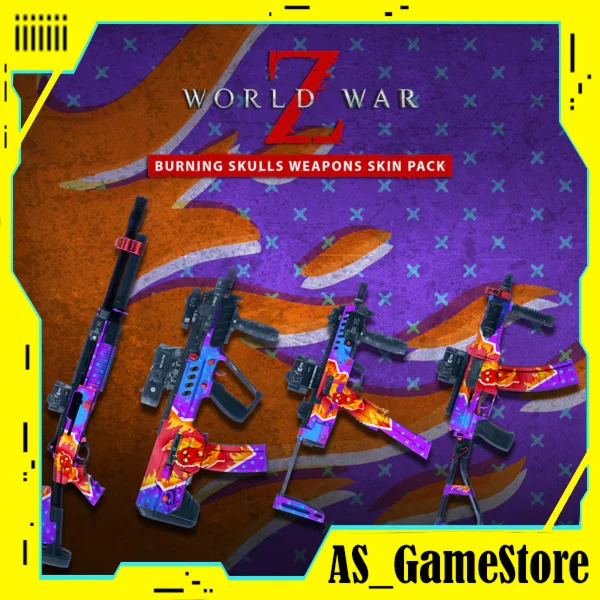 ️World War Z - Burning Skulls Weapons | Epic Games EGS