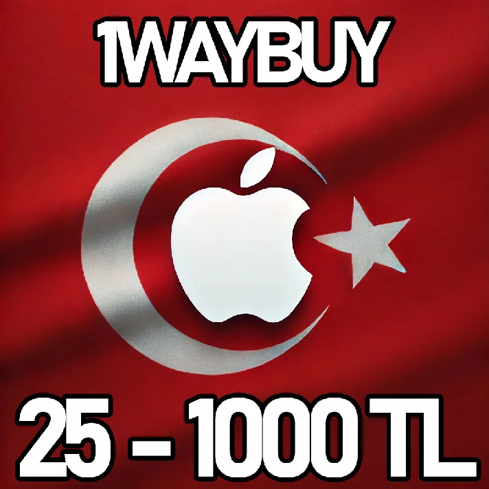 TURKEY🍎APPLE APP STORE 25-50-100-250-500-1000 TRY лиры