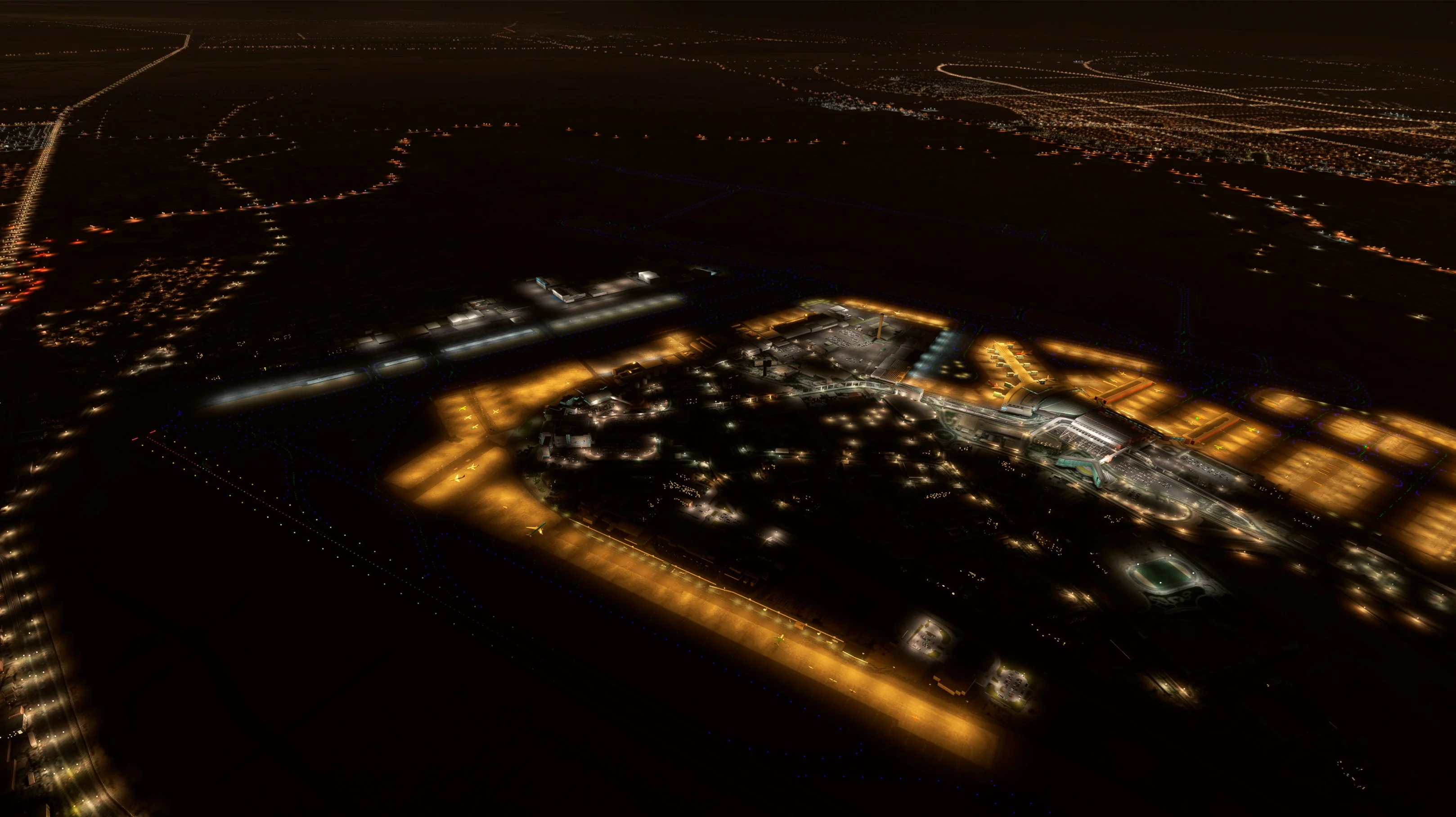 🛫 HECA Cairo Airport Night Enhanced | MSFS
