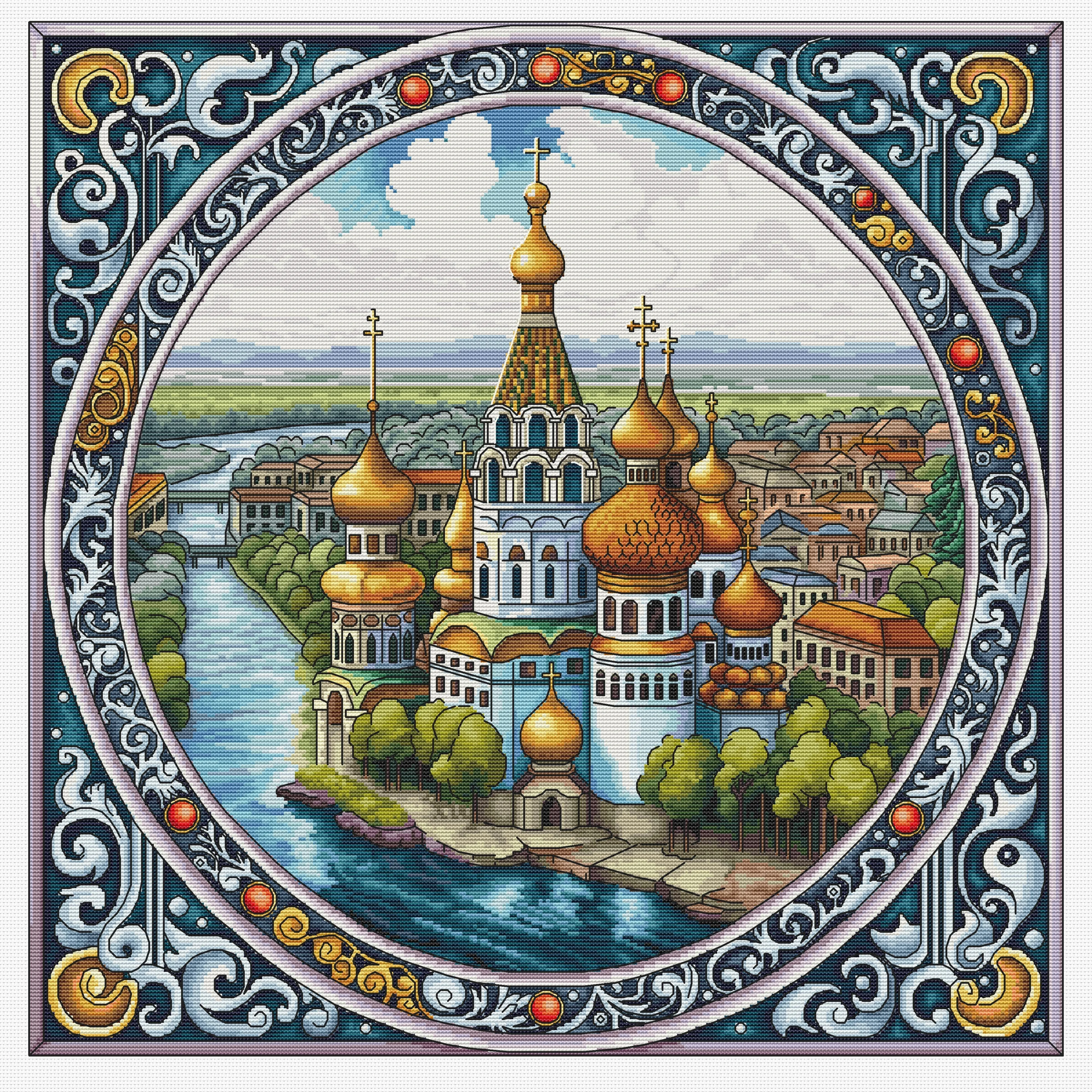 Эксклюзив. схема для вышивки крестом Место силы