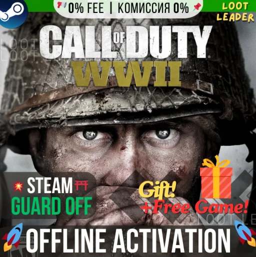 Call of Duty WWII / Steam Аккаунт /Offline +Gift