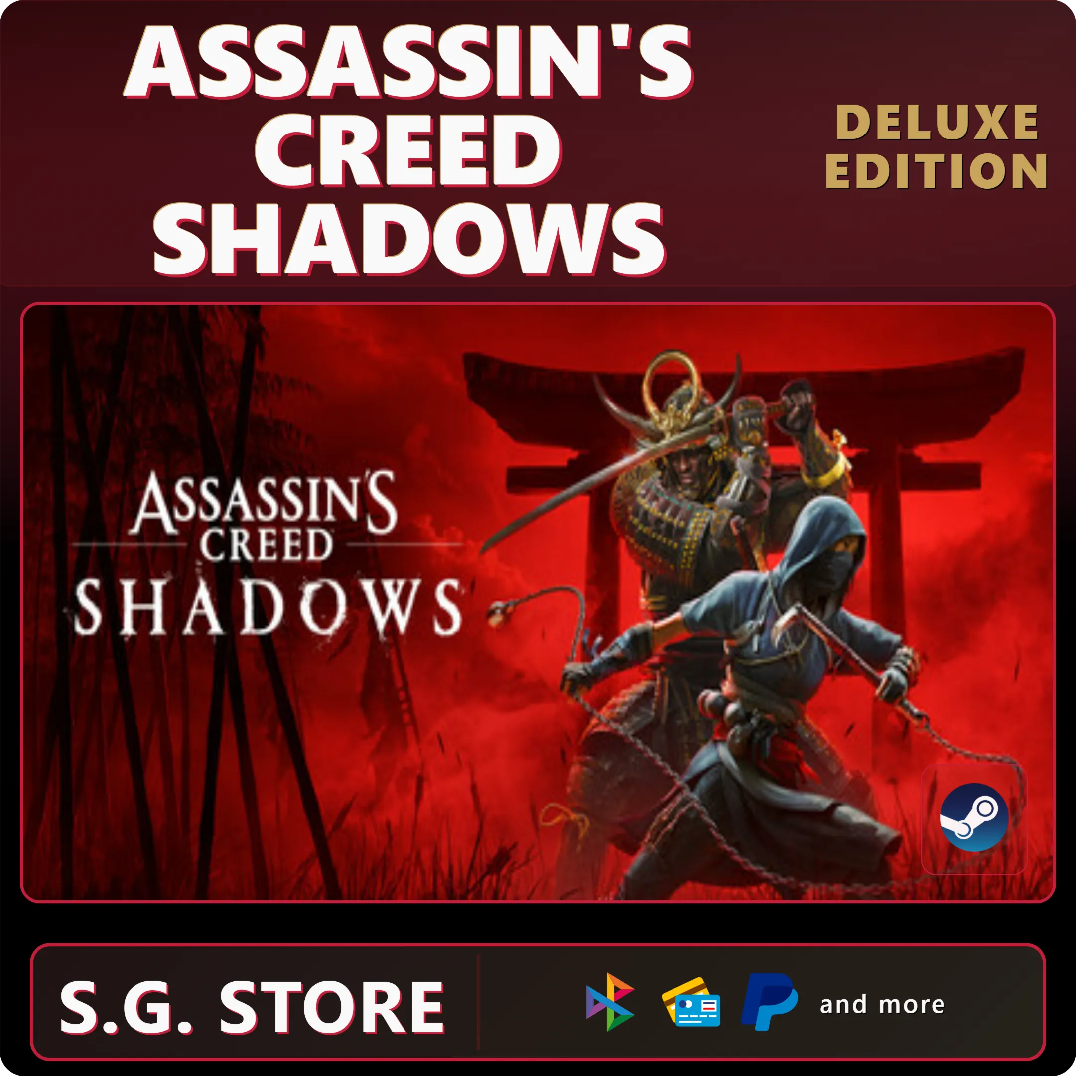 🤍 Assassin's Creed Shadows Digital Deluxe Edition Steam Offline digital marketplace offer