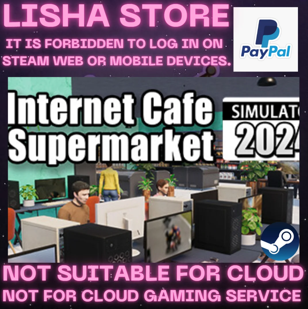 Internet Cafe Supermarket Sim 2024 На 30 или 90 дней