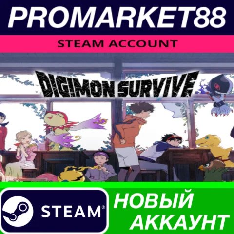  Digimon Survive Steam АККАУНТ НОВЫЙ+ПОЧТА