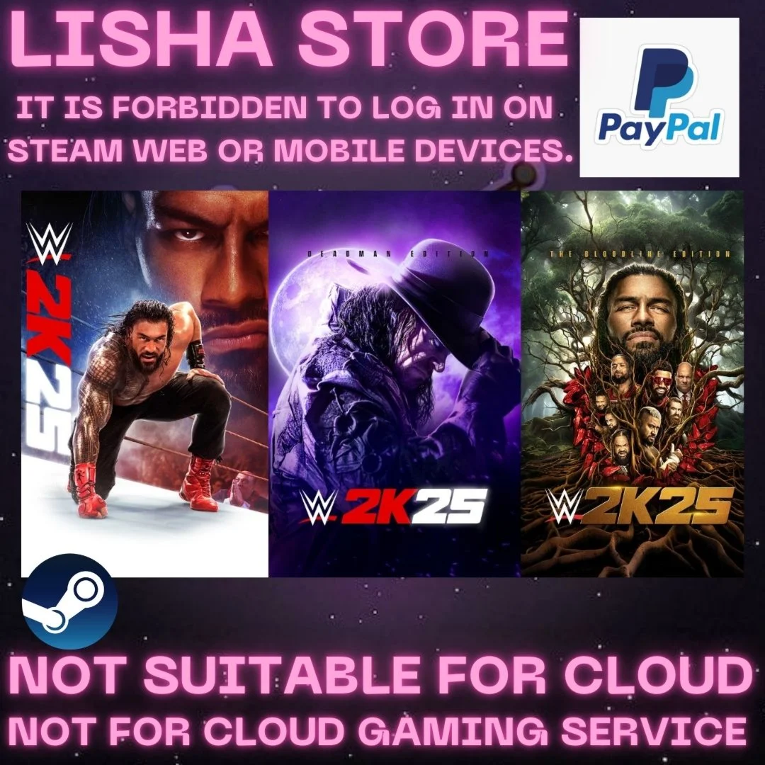 WWE 2K25 The Bloodline Edition+WWE 2K24 steam 90 days