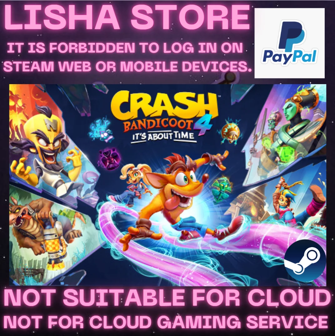 Crash Bandicoot 4: It’s About Time Стим На 30 или 90 дн