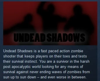 Undead Shadows ( Steam Key / Region Free ) GLOBAL