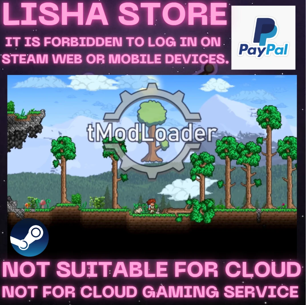 Terraria+TmodLoader Стим На 30 или 90 дней
