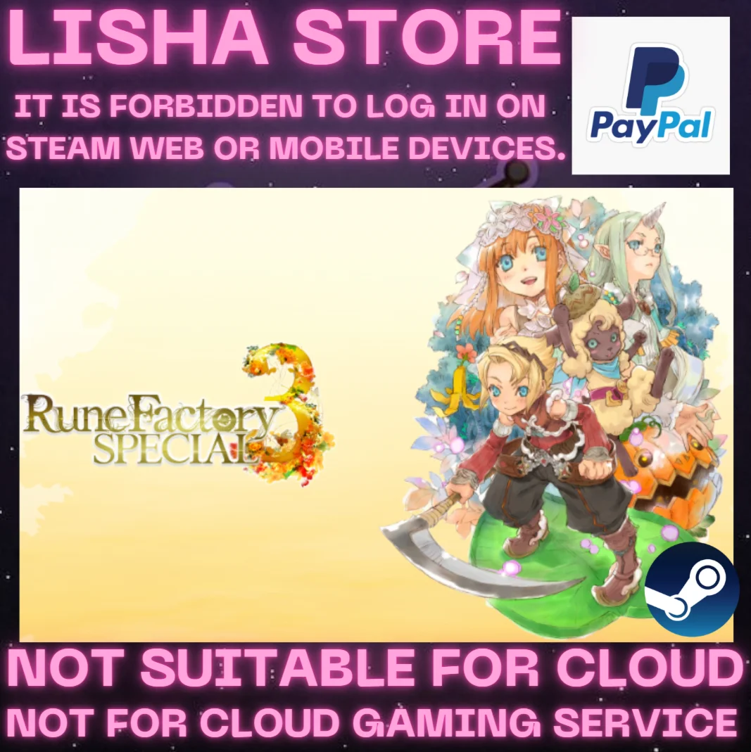 Rune Factory 3 Special Стим На 30 или 90 дней