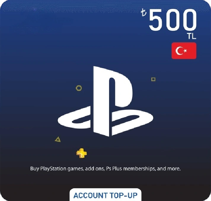 ❗PSN Wallet Top-up Coupon 500 TL❗Turkey❗PS