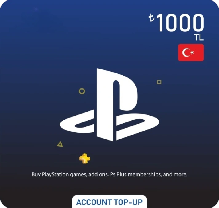 ❗PSN Wallet Top-up Coupon 1000 TL❗Turkey❗PS