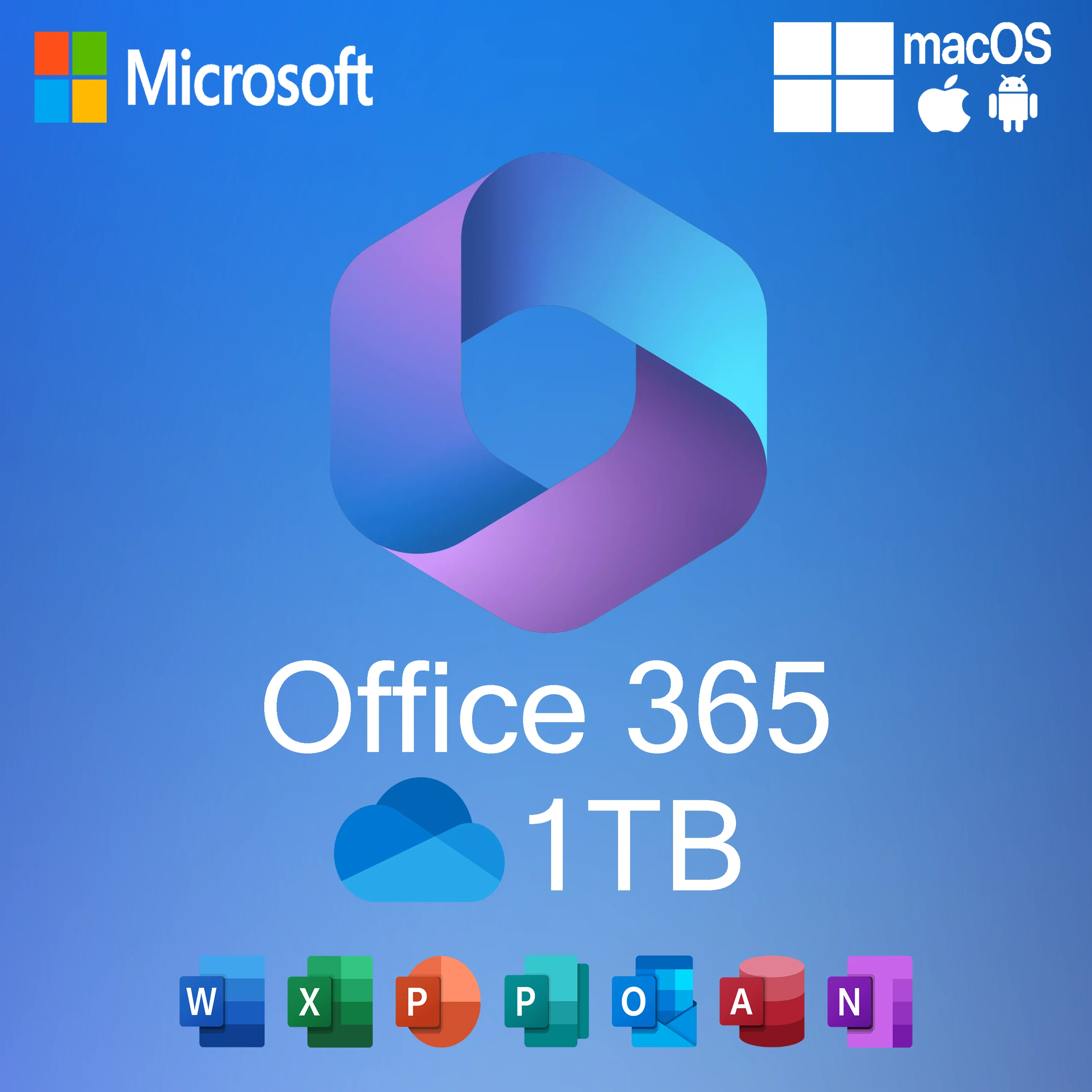 Office 365 В Вашем Аккаунте | 1-4 Года | Win/Mак
