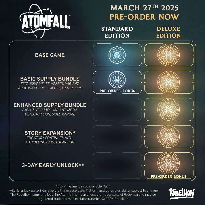 ✅ Atomfall Deluxe Edition XBOX ONE SERIES X|S PC KEY 🔑