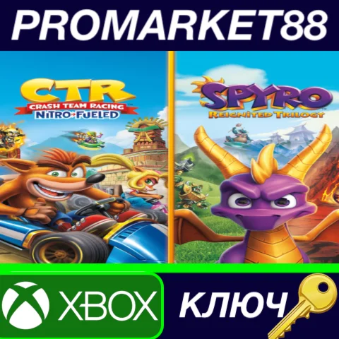⭐ Crash Team Racing Nitro-Fueled + Spyro Game Bundle AR