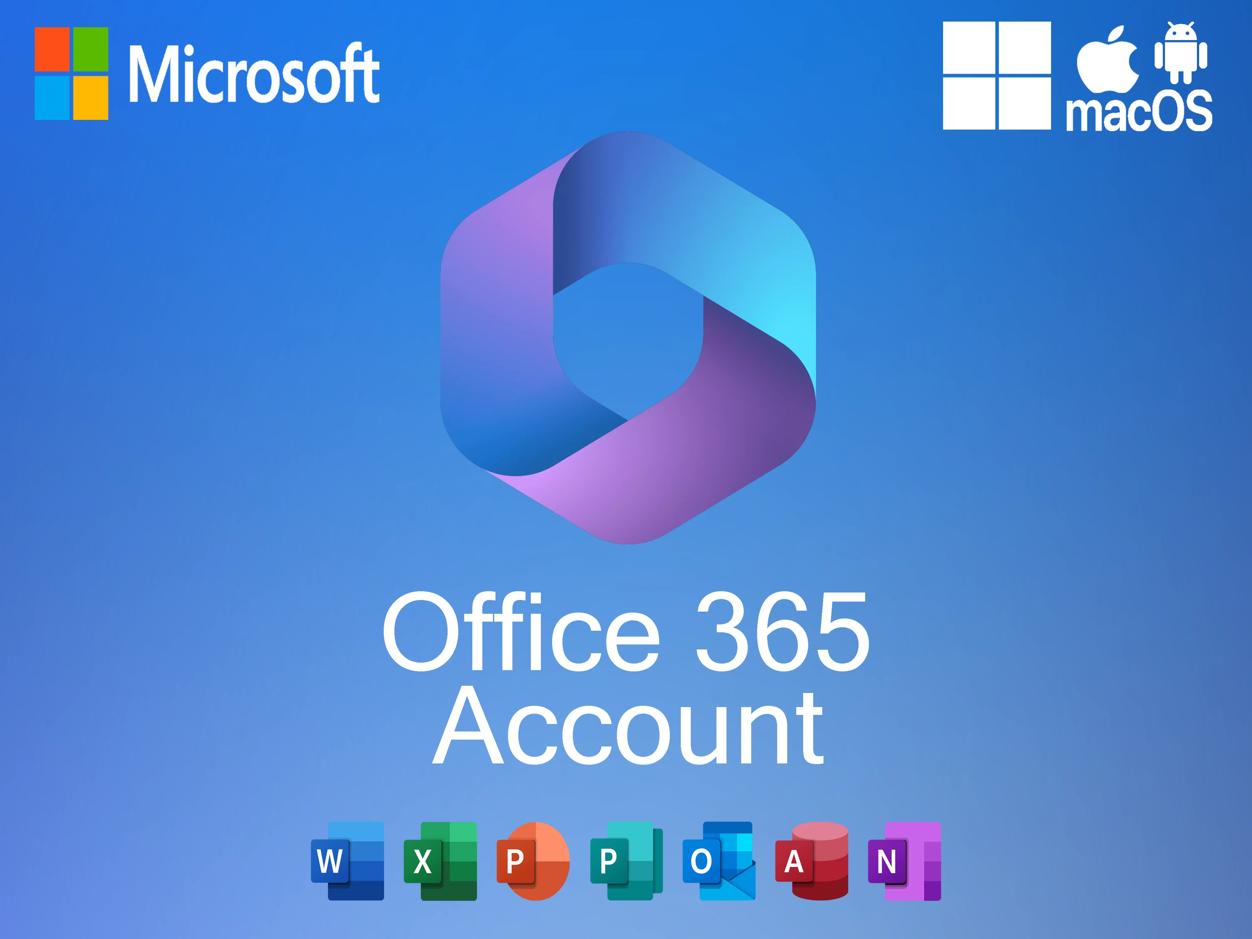  Офис 365 А3 | На 12 месяцев — Win/Mac/iOS/Android