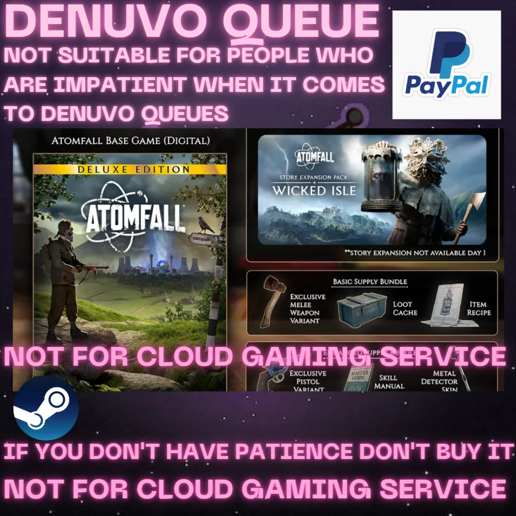 Atomfall Deluxe Edition Стим Офф На 30 или 90 дней