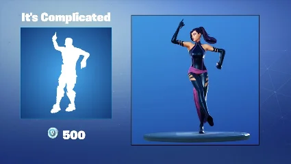 ⭐ Fortnite - It's Complicated Emote DLC Epic Games КЛЮЧ