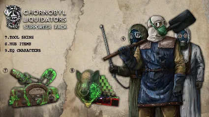 ⭐ Chornobyl Liquidators - Supporter Pack DLC Steam КЛЮЧ