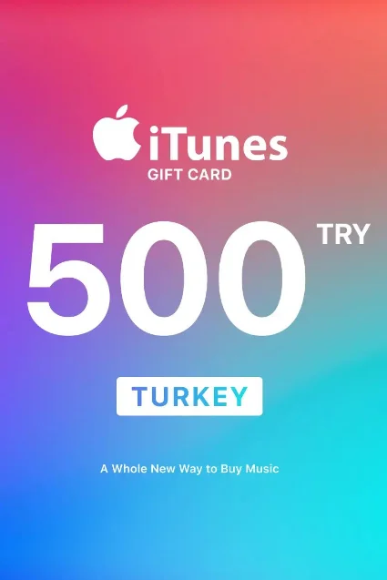 🍏 🇹Подарочная карта Apple iTunes 500 TRY Турция🇹🇷 🍏