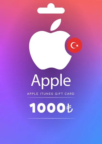 🍏 🇹Подарочная карта Apple iTunes 1000 TRY Турция🇹🇷 🍏